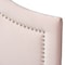 Baxton Studio Rita Light Pink Velvet Upholstered Full Size Headboard 155-9332 - alternate 5
